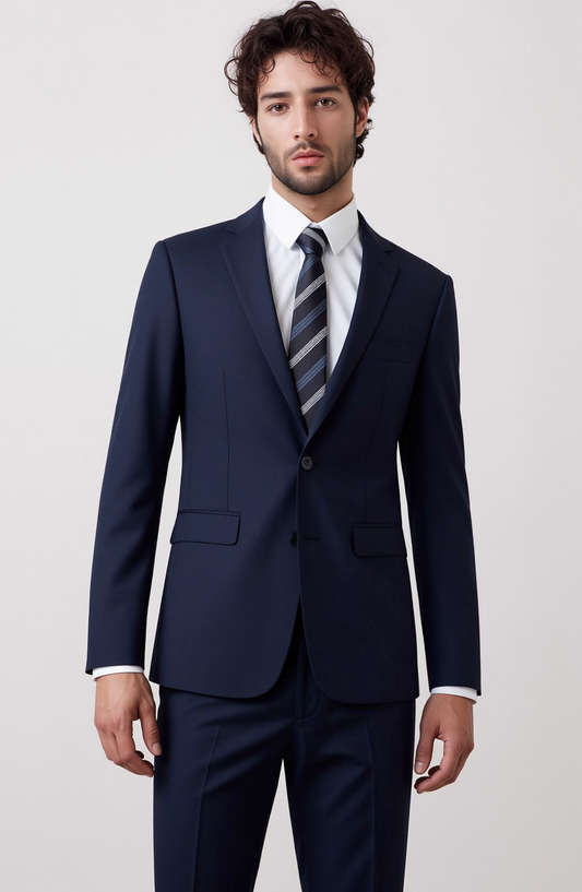 Machine-Washable Professional Suit Set (Blazer & Trousers)