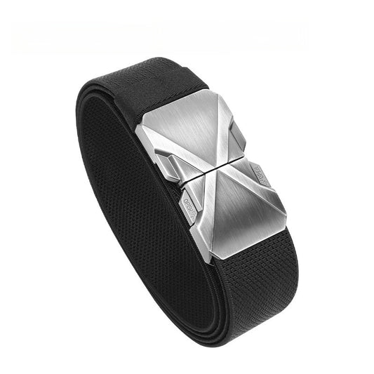 Men's Quick-Release Tactical Belt - Precision Alloy Buckle Woven Elastic Belt (Gift Boxed)